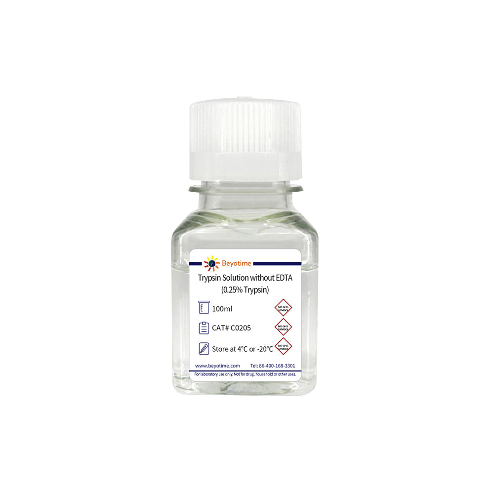 Trypsinlösung ohne EDTA, 100 mL