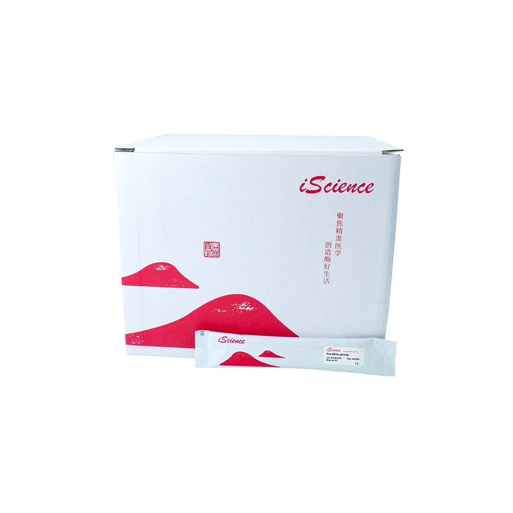 100 Packs of Tris-EDTA (pH 8.0) Solution Instant Granules, 1 L/pouch Concentration, Room Temperature Storage, Suitable for Ambient Shipping
