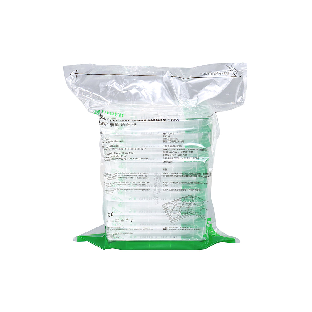 Cell and Tissue Culture Plates, 96 well, Flat Bottom, TC treated, Sterile, Blister Packaging(triple bags packaging), 100piece(s)/case