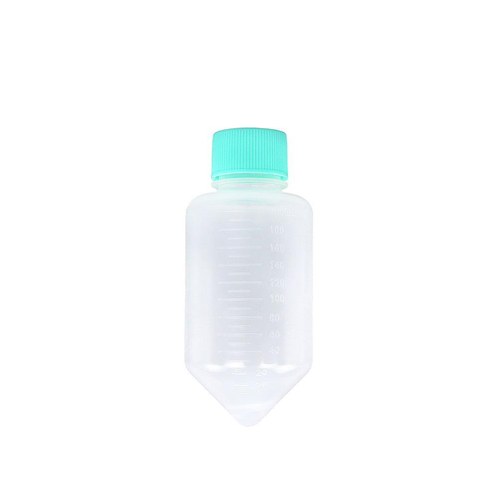 225 ml sterile Zentrifugenflasche, flacher Deckel, konischer Boden
