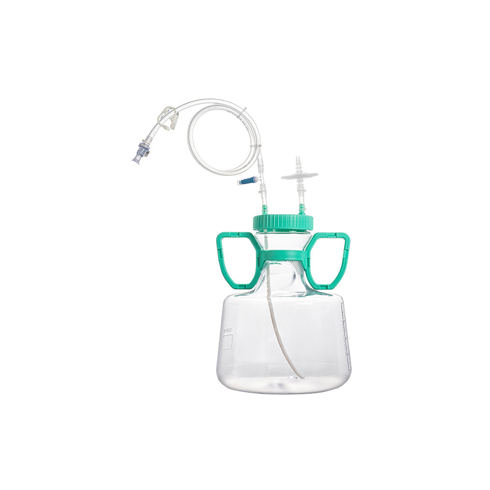 Closed System for Erlenmeyer Flasks, 100 cm, Thermoplastic tube, 100cm length, diameter: 1/4" ID, 3/8" OD, MPC with sterile sampling port tube connector, Filter, PTFE, 0.22 µm, Sterile, 6piece(s)/case