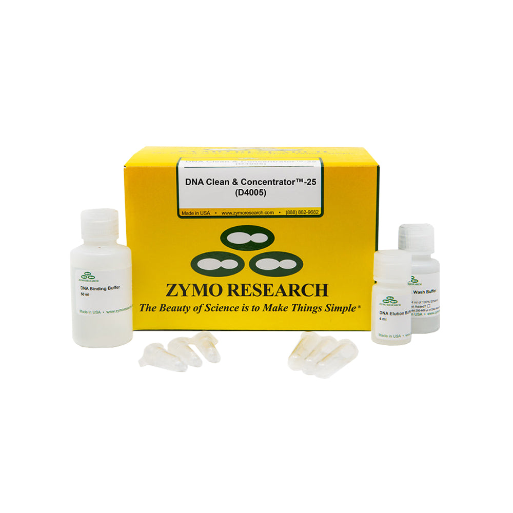 DNA Clean & Concentrator™-25  (50 Preps) w/ Zymo-Spin™ II Columns (Uncapped)