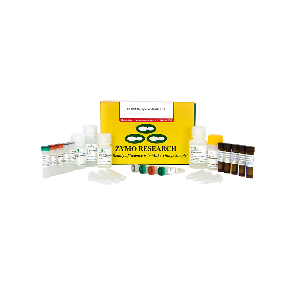 EZ DNA Methlyation-Startup™ Kit (50 Preps) [Includes Room Temp Item D5020 x 1 and Dry Ice Items D5011 x 1 & E2003 x 1]