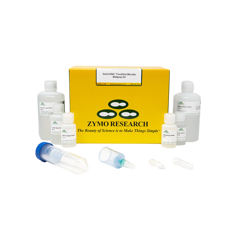 Quick-DNA Fecal/Soil Microbe MidiPrep™ Kit (25 Preps)