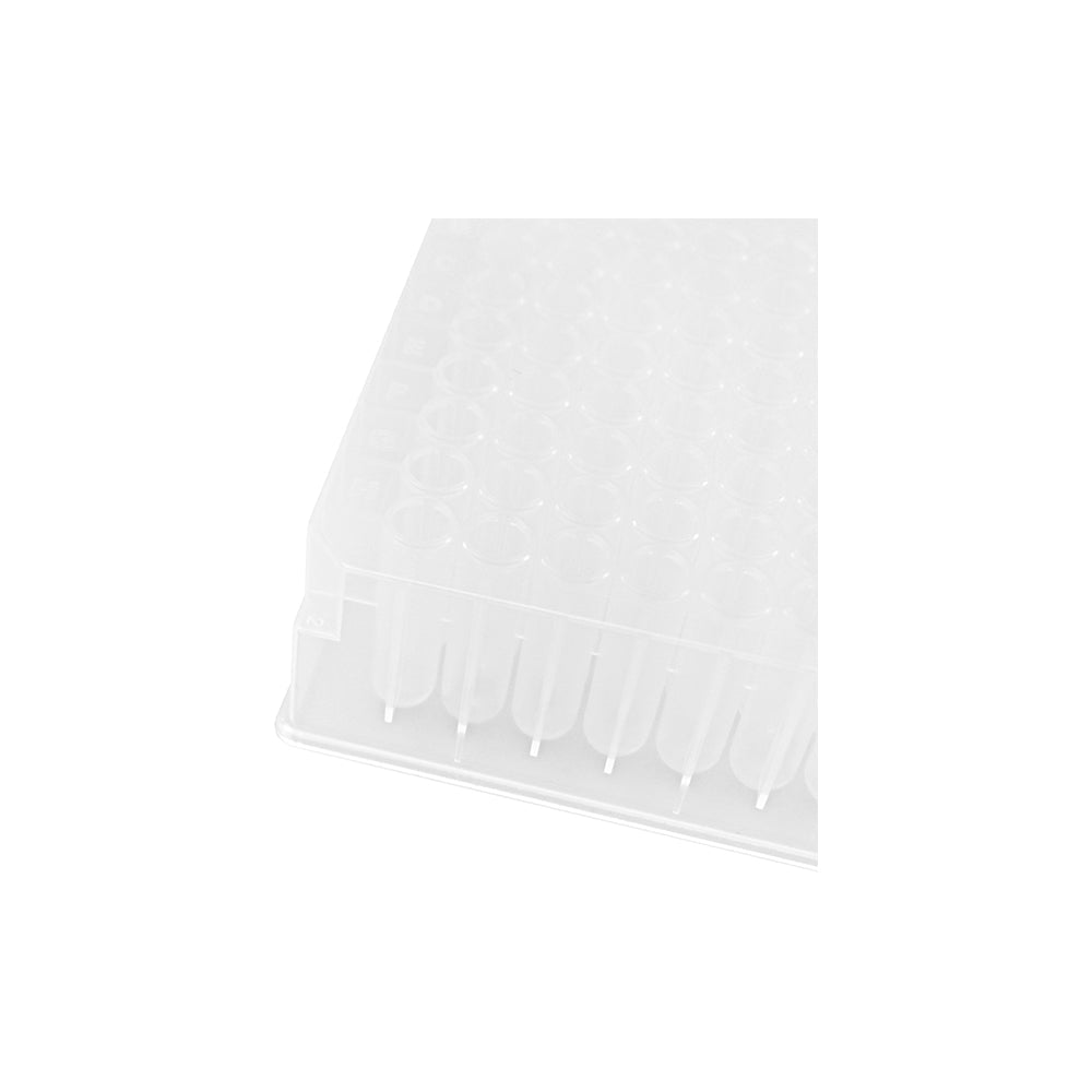 Round Deep Well Plates, 1.0 mL, 96well, round type with lid, non-Sterile, 50piece(s)/case
