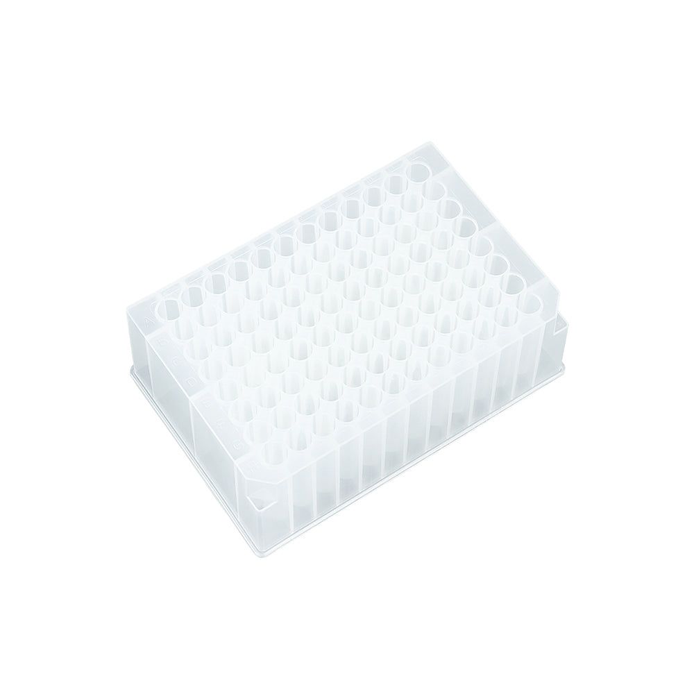 Deep Well Plates, 2.0 mL, 96well, round type without lids, Sterile, 50piece(s)/case