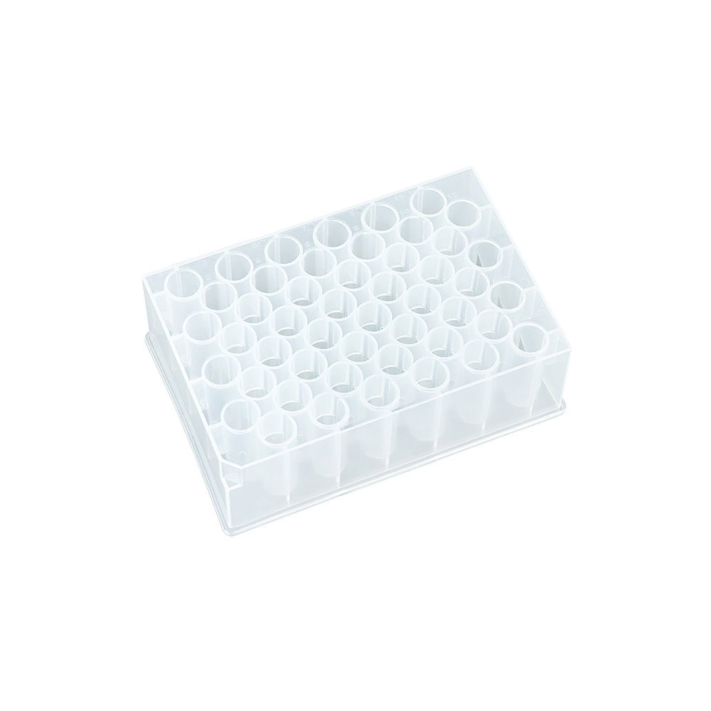 Round Deep Well Plates, 3.5 mL, 48 well, round type with lids, Sterile, 50piece(s)/case
