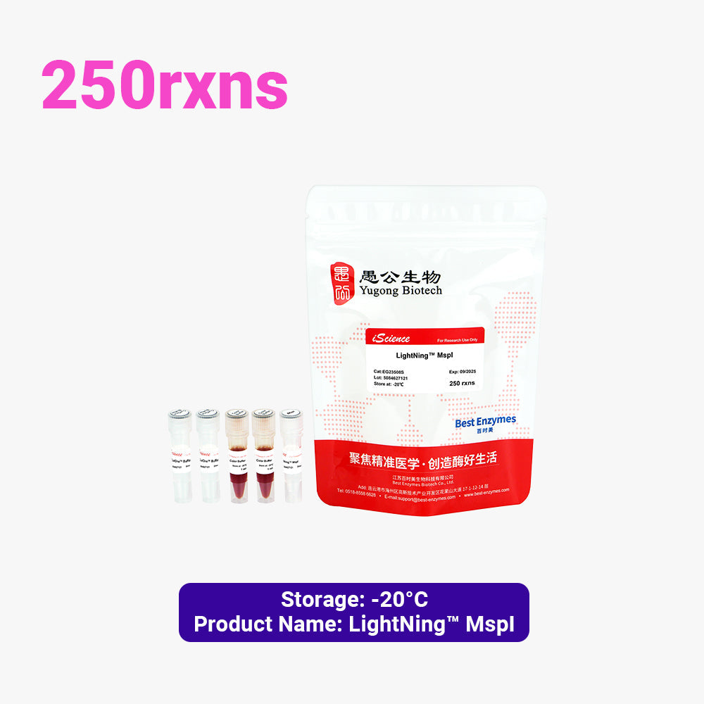 LightNing™ MspI Restriktionsenzyme, 250 rxns, 1 rxn/μl