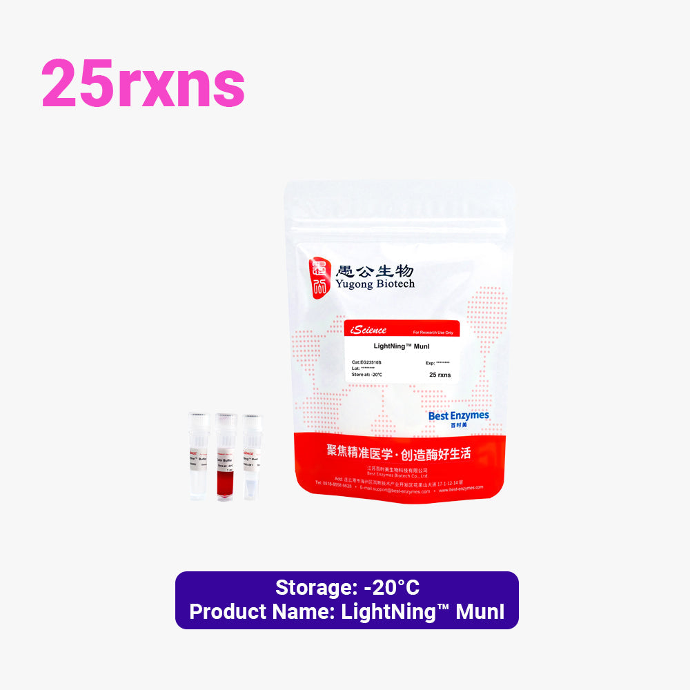 LightNing™ MunI (MfeI) Restriktionsenzyme, 25 rxns, 1 rxn/μl