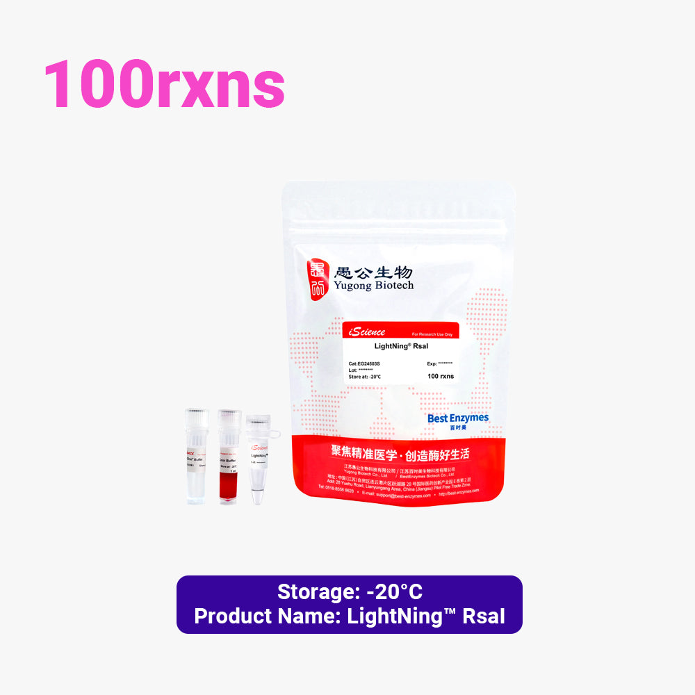 LightNing™ RsaI Restriktionsenzyme, 100 rxns, 1 rxn/μl