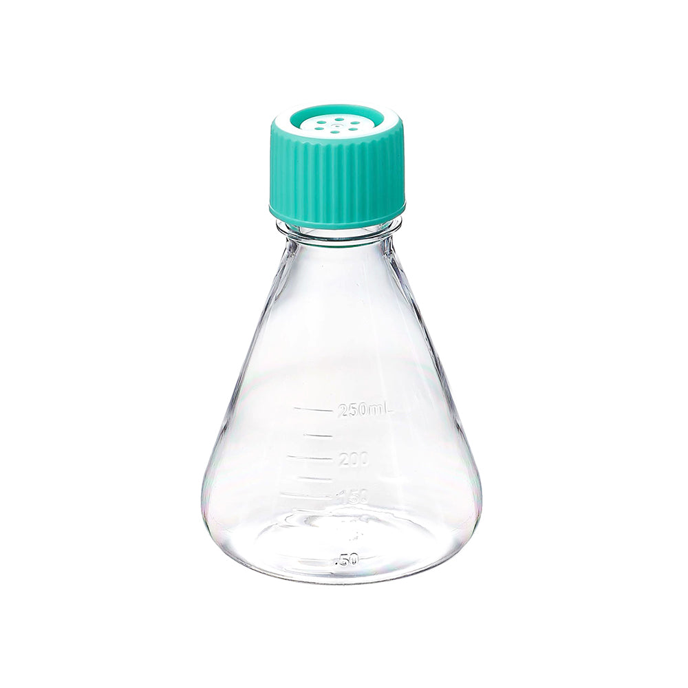 250 ml steriler PC-Erlenmeyerkolben, unbehandelt, Entlüftungskappe, DNAse/RNase, nicht pyrogen