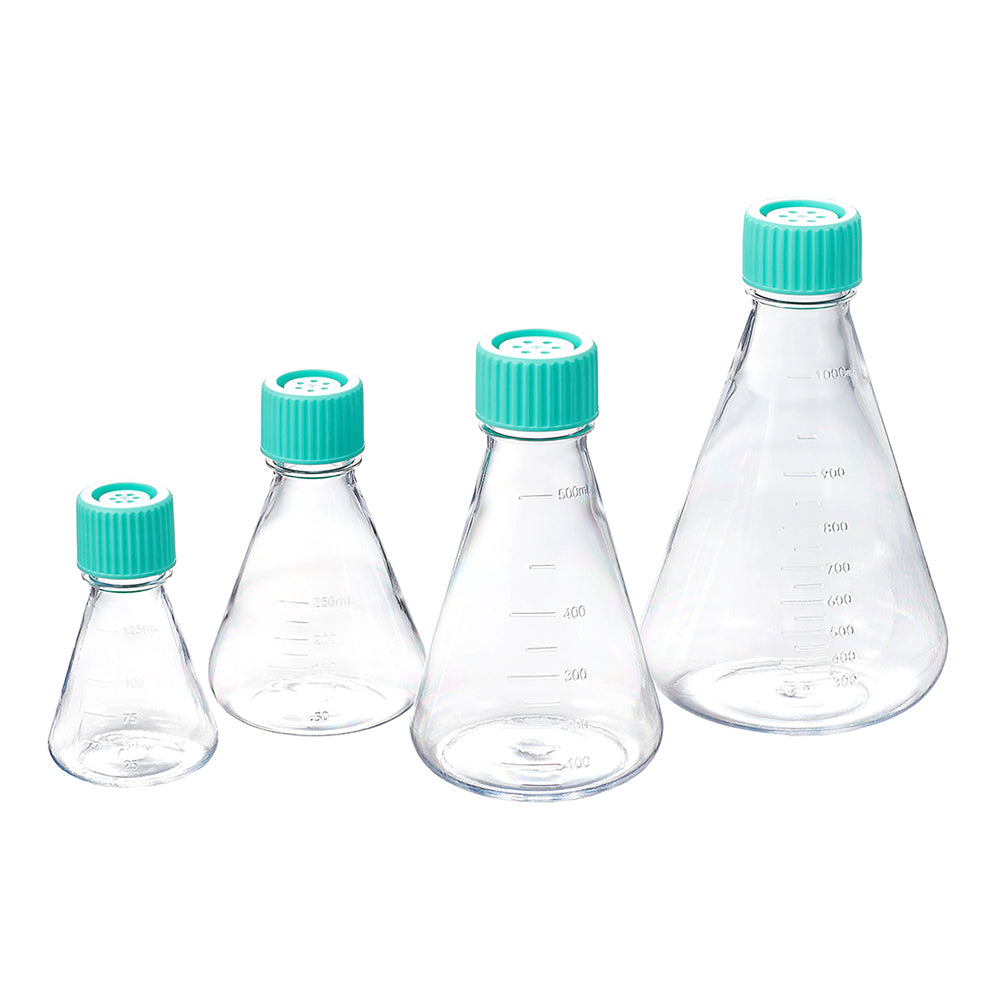 1000 ml sterile, unbehandelte Erlenmeyerkolben mit Verschlusskappe