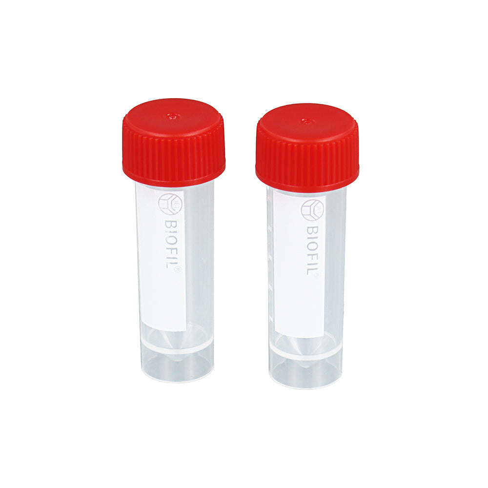 Freezing Vials, 5.0 mL, Self-standing, with Red Cap, Sterilized, Dnase/Rnase-free, Non-pyrogenic, 2500piece(s)/case