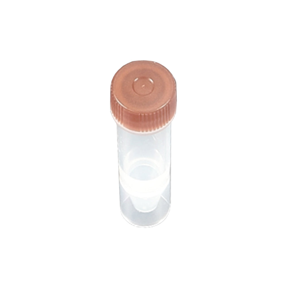 Freezing Vials, 1.5 mL, Self-standing, Brown, Flat cap, bag packing way, Sterile, DNAse&RNAse free, Non-Pyrogenic, 5000piece(s)/case