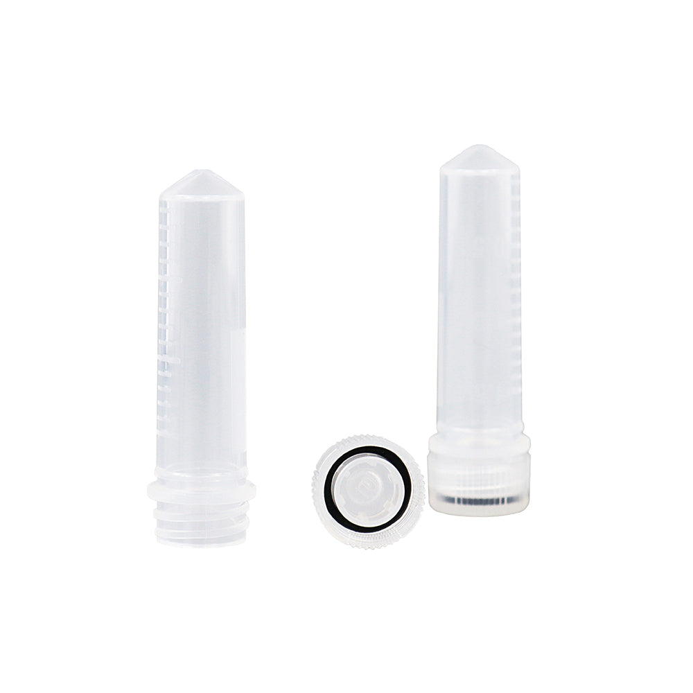 Freezing Vials, 2.0 mL, Conical, Natural, Flat cap, bag packing way, Sterile, DNAse&RNAse free, Non-Pyrogenic, 5000piece(s)/case