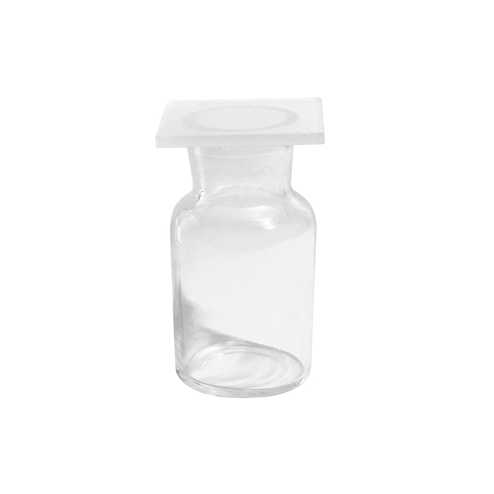 Gas Collecting Bottle, with Ground Glass Stopper, 125mL, ID 36mm, OD 57mm, H 105mm, 80 pcs/case