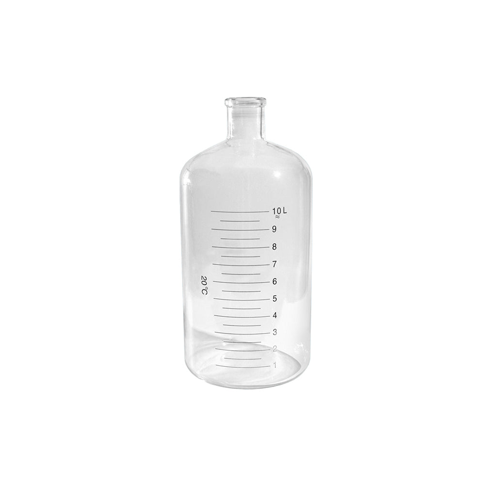 Serum Bottle, Graduated Glass, 2500mL, Top OD 38mm, Bottle OD 140mm, H 295mm, 6 pcs/case