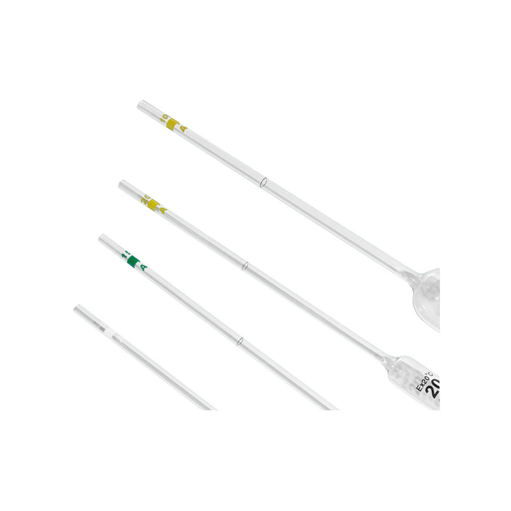 Volumetric Pipette, Class A, Single Mark, 1mL, Tol ±0.07mL, Blue, Wairing Time 7-12s, 240 pcs/case
