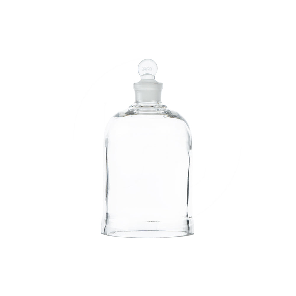 Bell Jar, with Ground Glass Stopper, ID 120mm, H 180mm, 12 pcs/case
