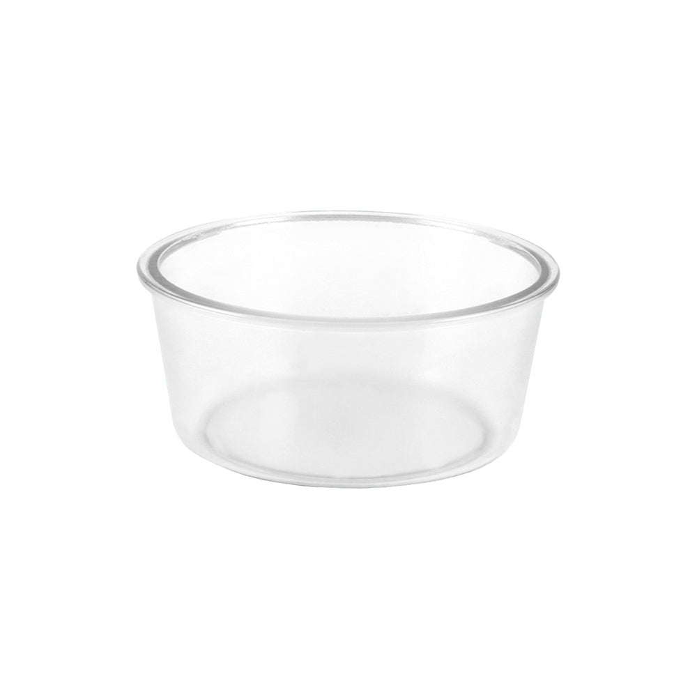 Pneumatic Trough, Round Form, Glass, OD 150mm, H 90mm, 12 pcs/case