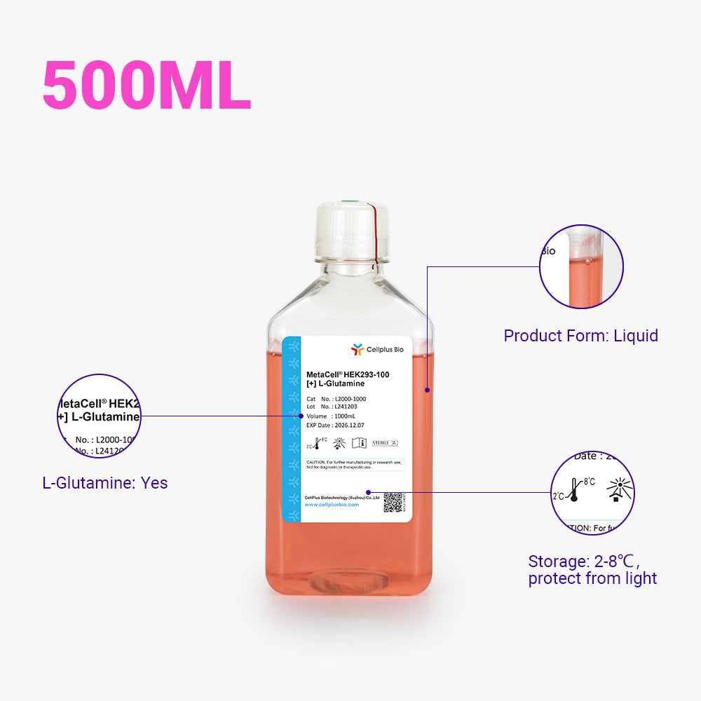MetaCell® HEK293-100, 500ml Flüssigkeit