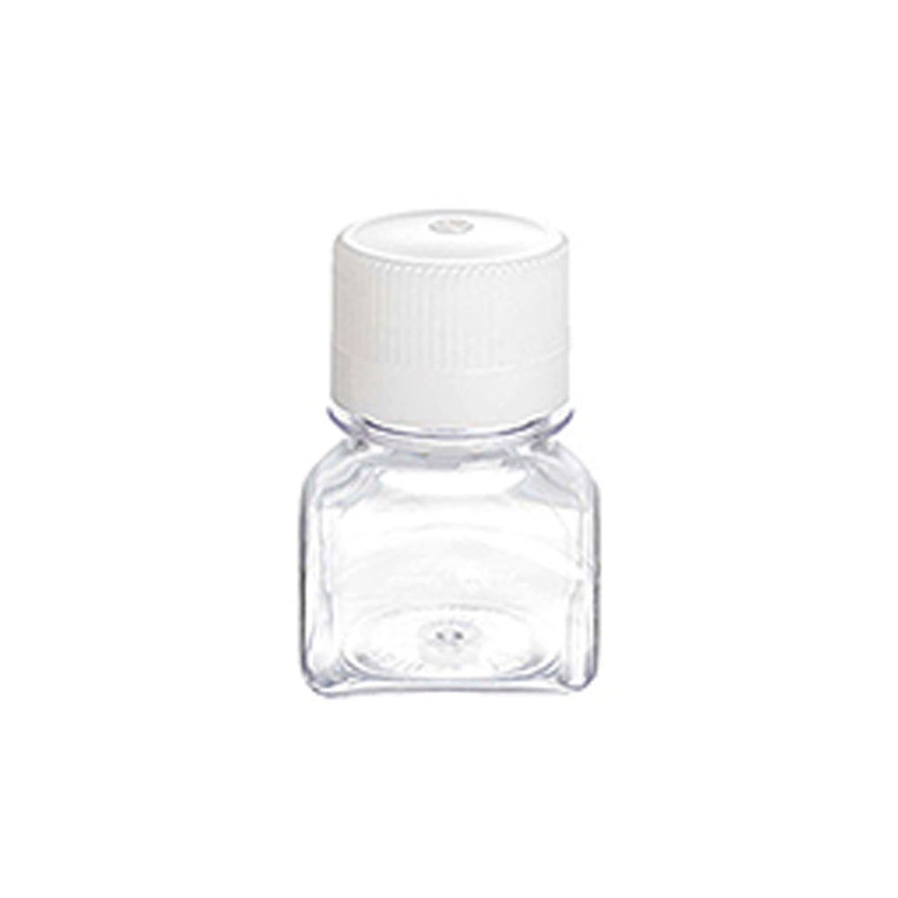 Media Bottle, 30 mL, PETG, Square bottle, Natrual Cap, DNAse&RNAse Free, Sterile, 96piece(s)/case