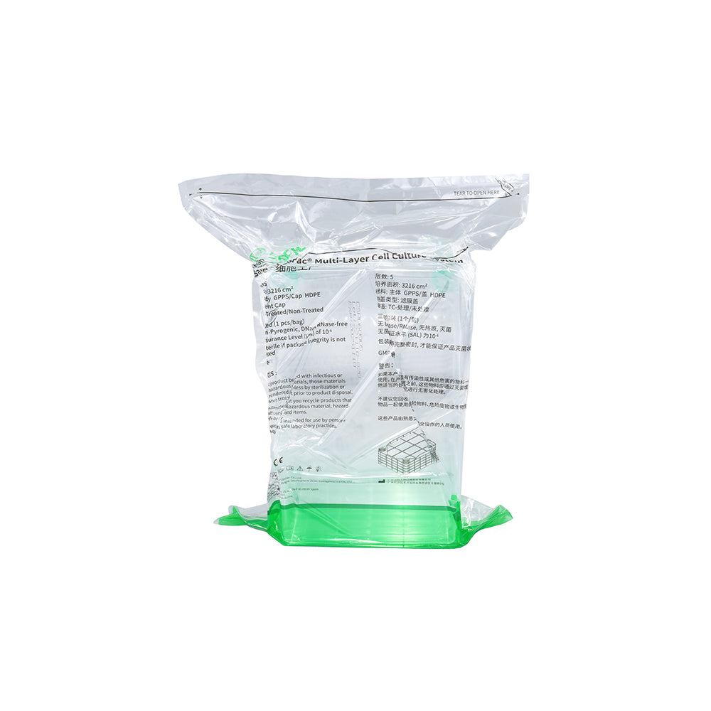Multi-Layer Cell Culture System, 5 layers, TC Treated, Sterile, triple bags packaging, 4piece(s)/case