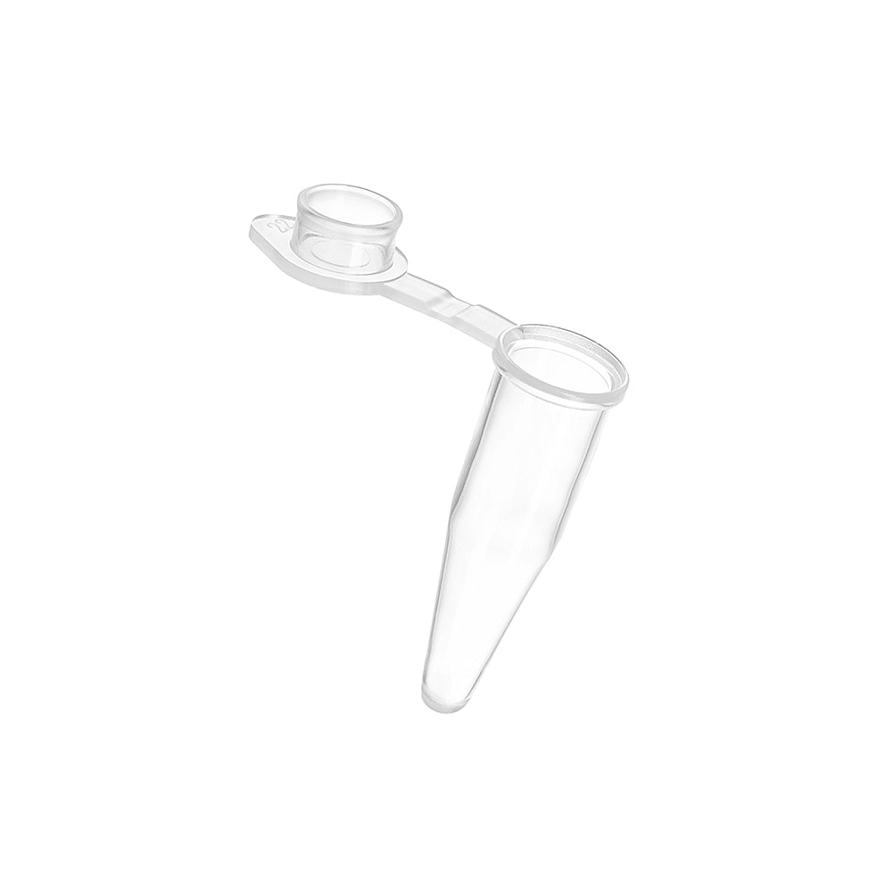 PCR strip tubes, 0.2 mL, Natural Color, Flat cap, DNAse&RNAse Free, bag packing way, Non-Sterile, 10000piece(s)/case