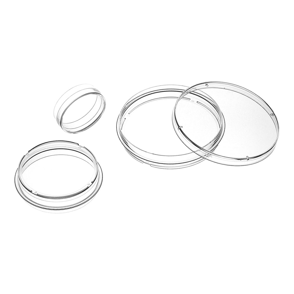 Petrischalen mit 9,0 cm Durchmesser, 58,4 cm² Wachstumsfläche, GPPS-Material, steril