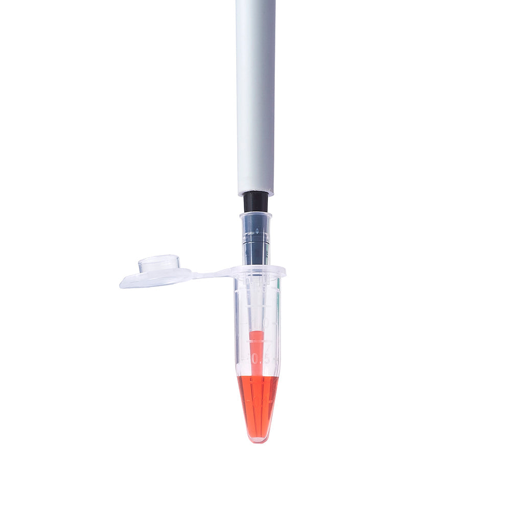 0,1–10 μl naturfarbene Pipetten-Mikrospitzen, DNase/RNase-frei, unsteril, wiederverschließbarer Beutel