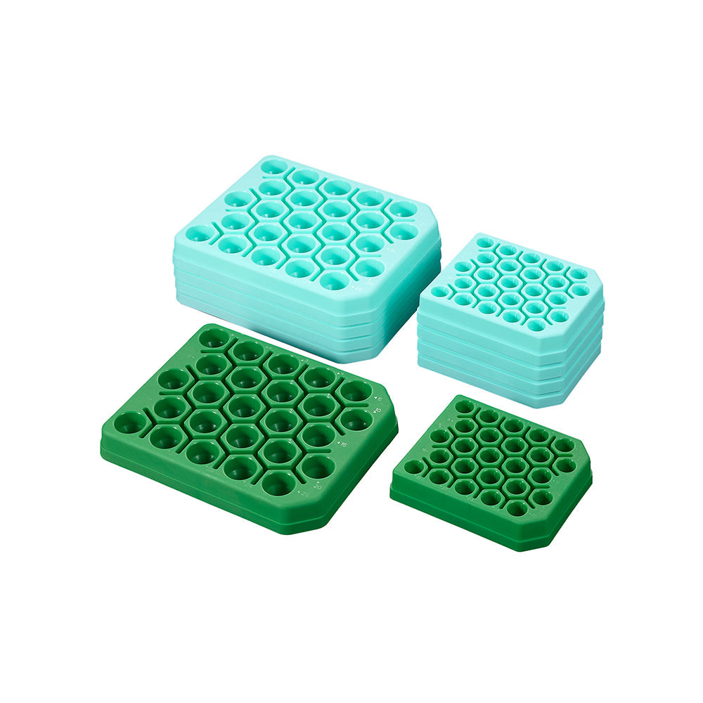 Plastic Centrifuge Tube Racks, 50 mL, deep green, Sterile, 50piece(s)/case