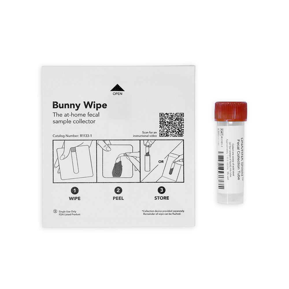 Bunny Wipe Fecal Sample Collector