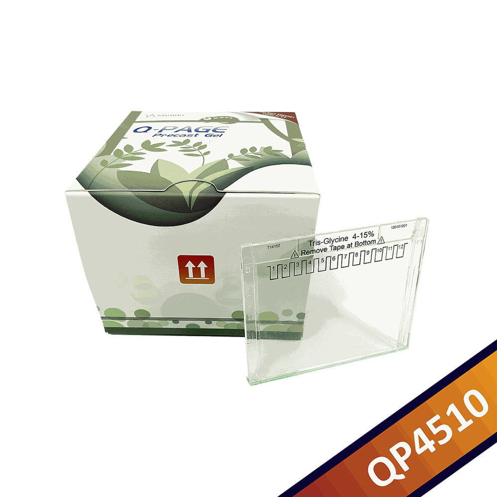 Q-PAGE™ TGN Precast Gel (Mini, 12 Wells, 4–15 %), 10 Gele