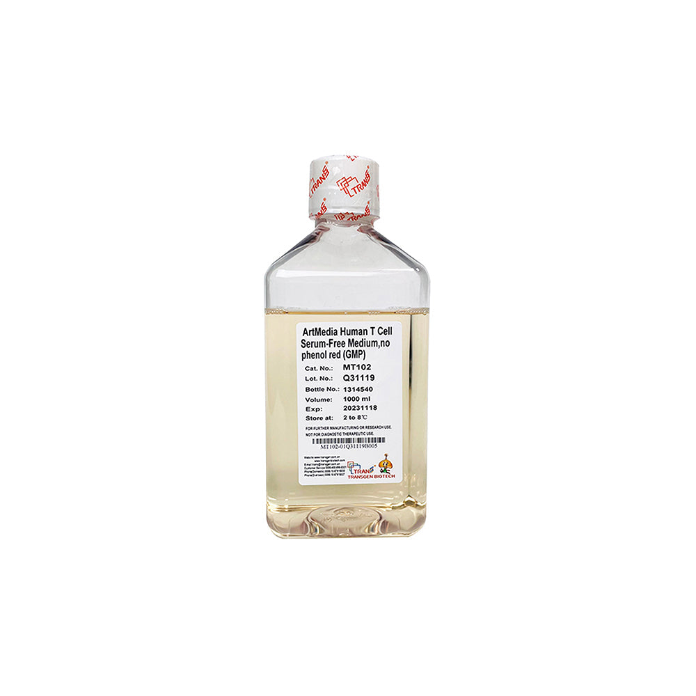 ArtMedia® Serumfreies Medium für humane T-Zellen, kein Phenolrot (GMP-Qualität) – 1000 ml