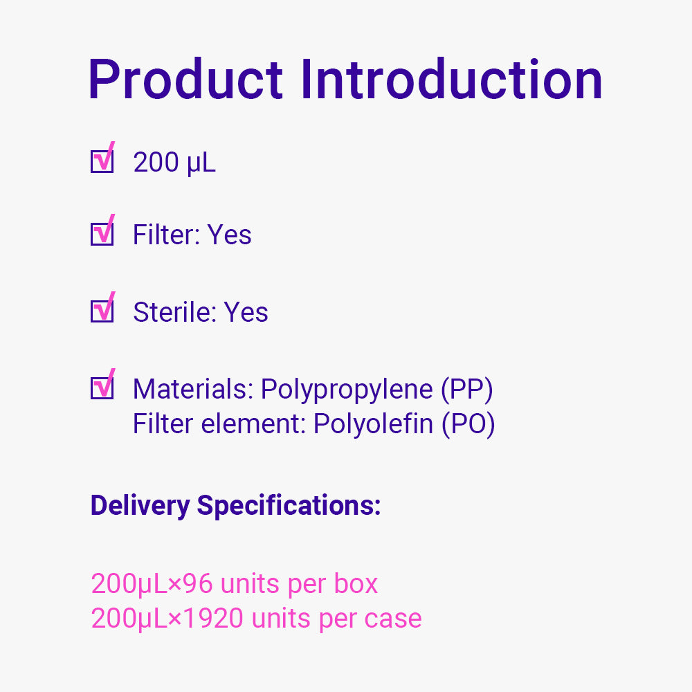 Sterile ZEROTIP® Super Low Retention-Spitzen mit Filter, 10–200 μl, natürliche Farbe, DNase/RNase-frei, Kunststoff-Rackverpackung
